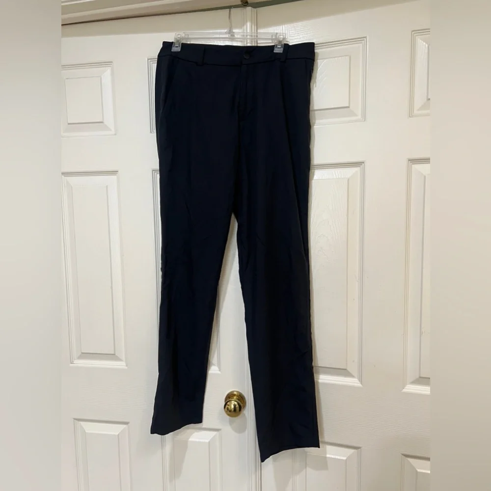 Lululemon Commission ABC 5 Pocket Warpstreme Black Pants Waist 34‎ Length 43